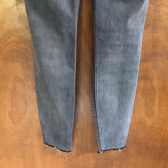 Spanx Gray High Rise Skinny Jeans Stretchy Pull On Shapewear Denim Elastic Comfy - Picture 10 of 13